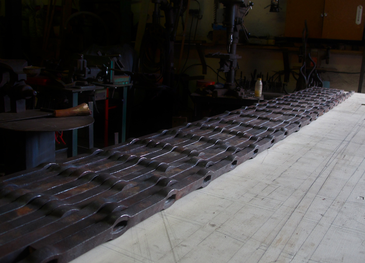 Grille sur Muret