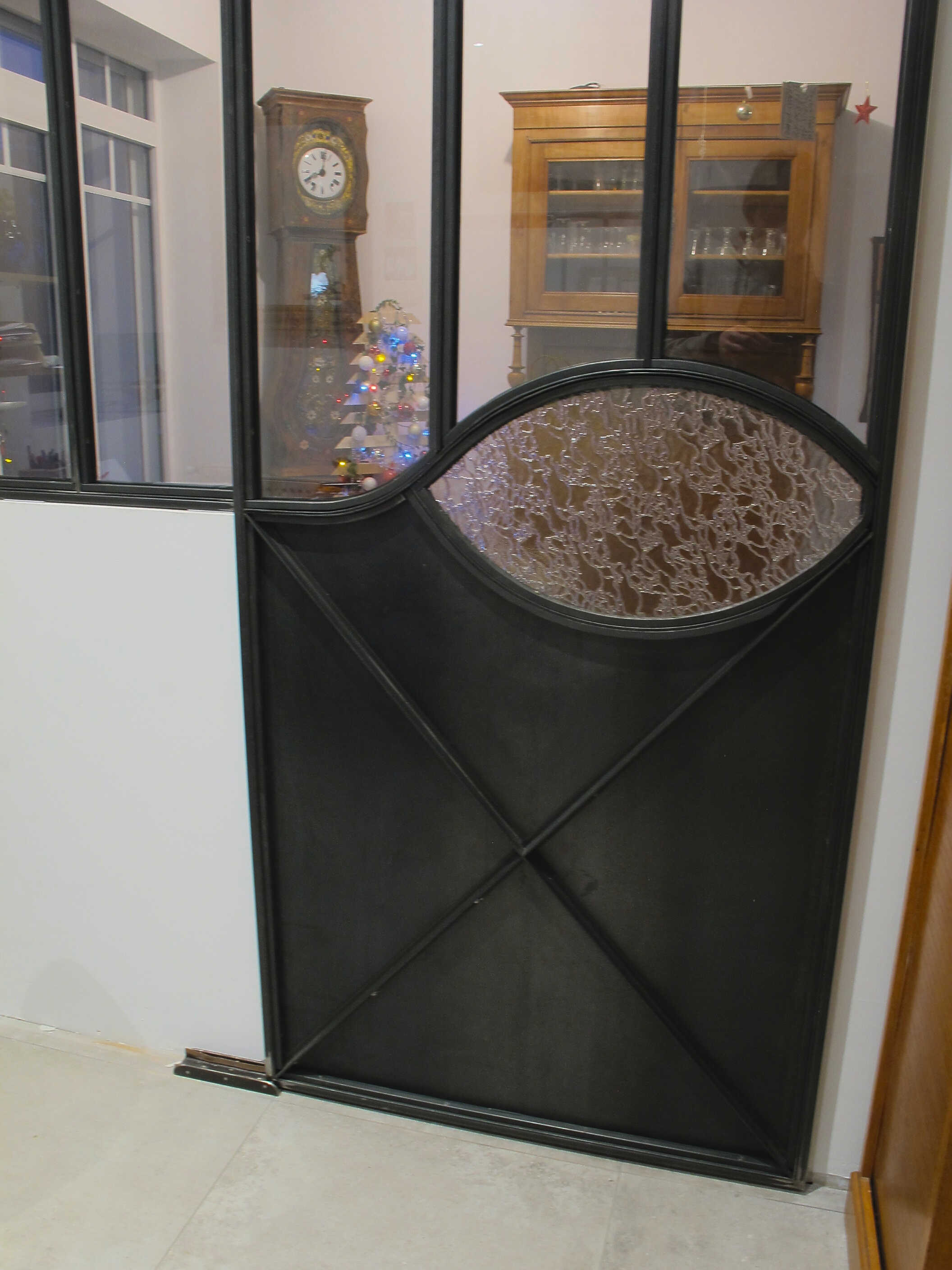 Cloison Vitrée et Porte Coulissante